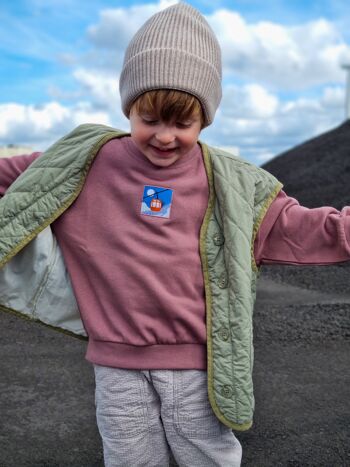 Pull bébé & enfant - broderie remontées mécaniques