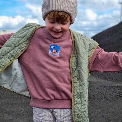 Pull bébé & enfant - broderie remontées mécaniques