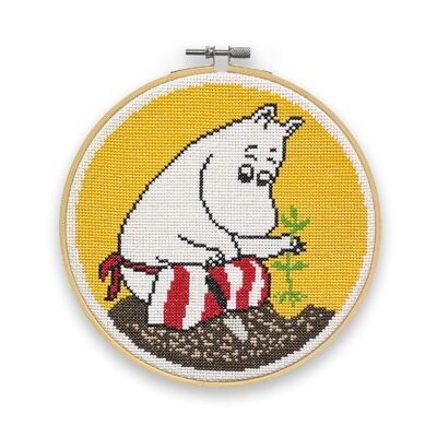 Moomin Cross Stitch Kit - Moominmamma Plantation