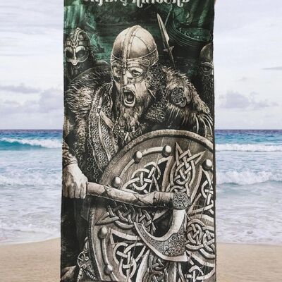 Wild Star Hearts - Viking Raiders - Beach Towel
