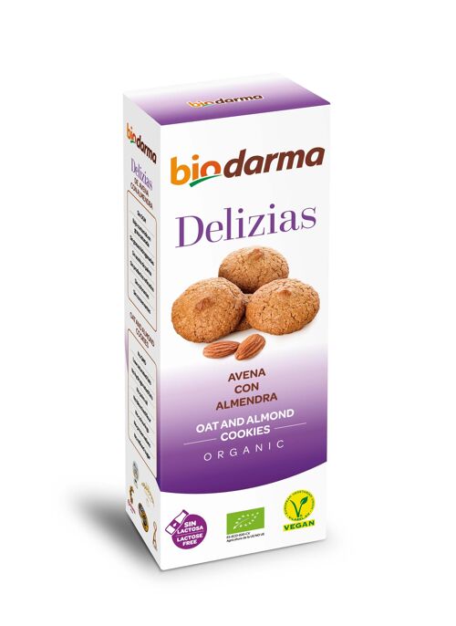 GALLETAS ECOLÓGICAS DELIZIAS DE AVENA Y ALMENDRA