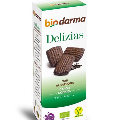 DELIZIAS ECOLOGICAL BISCUITS WITH CAROB