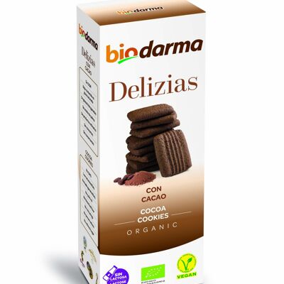 BISCUITS ÉCOLOGIQUES DELIZIAS DE CACAO