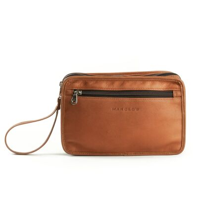 Country Men's bag comfort - cognac