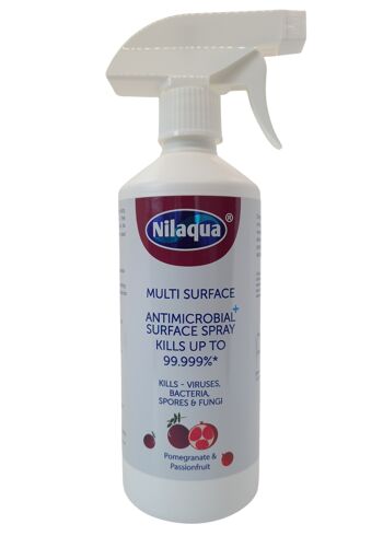 Nilaqua Spray Surface Virucide Fruit de la Passion et Grenade 500ml