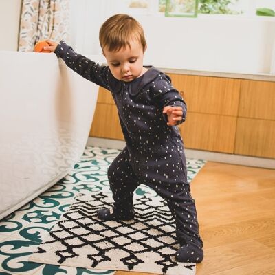 Einteiliger Perlregen-Pyjama für Kinder