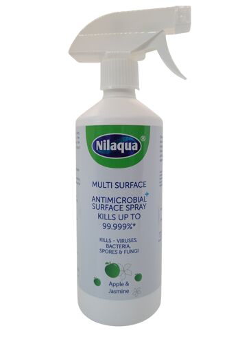 Nilaqua Spray Surface Virucide Pomme et Jasmin 500ml