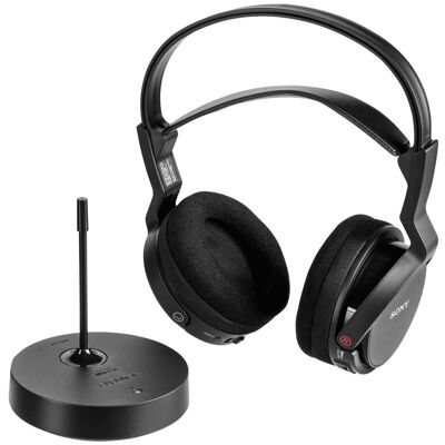 Sony Wireless Closed-Back Headphones, Black