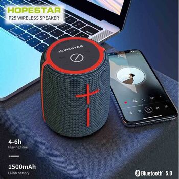 Haut-parleur stéréo Bluetooth portable Hopestar P23 4