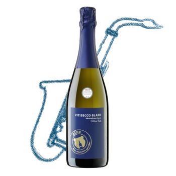 VITISECCO BLANC Edition Riesling Brut - vin mousseux sans alcool / désalcoolisé Secco 1