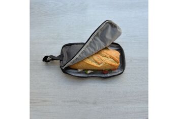 Porte-Sandwich Zipper&Roll Noir 1