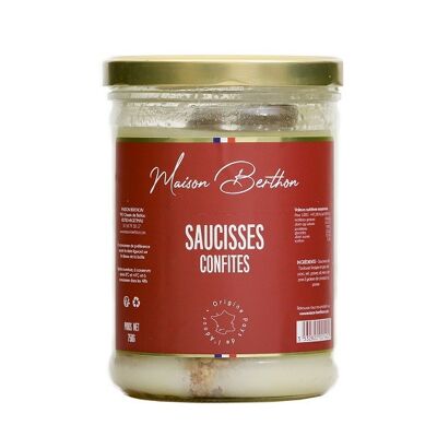 Saucisses confites