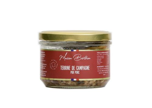 Terrine de campagne pur porc