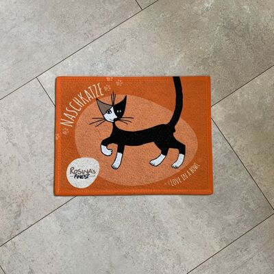 Bowl mat "Serafino" orange, 40 x 30 cm