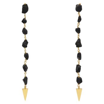 Boucles d'oreilles Astral Noir 1