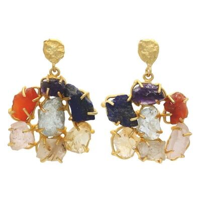 Multicolored Dunya earrings