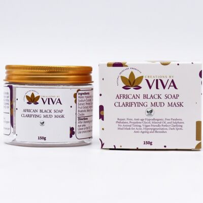 African Black Soap Clarifying Mud Mask