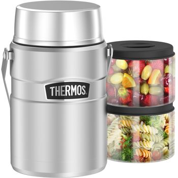 Récipient alimentaire sous vide, STAINLESS KING FOOD JAR 1.20L - Argent 2