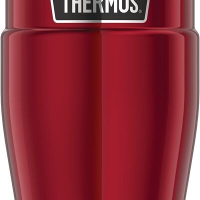 Insulated drinking mug, STAINLESS KING MUG 0.47 l - Red