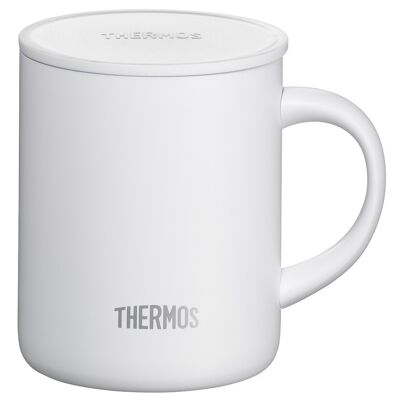 Insulated mug, LONGLIFE CUP 0.35 l - white