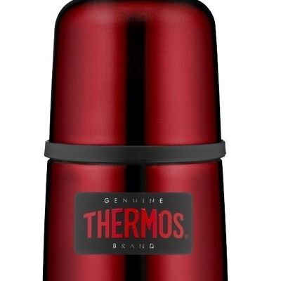 Vacuum flask, LIGHT & COMPACT BEVERAGE BOTTLE 0.35 l - Red