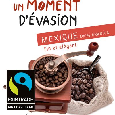 Café bio & Équitable "Un Moment d’Évasion, MEXIQUE - 5 KG GRAINS VRAC