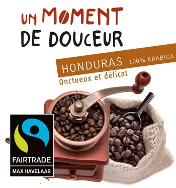 Café bio & Équitable "Un Moment de Douceur", HONDURAS - 5 KG GRAINS VRAC