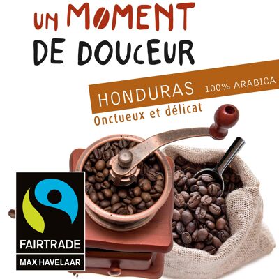 Café bio & Équitable "Un Moment de Douceur", HONDURAS - 5 KG GRAINS VRAC