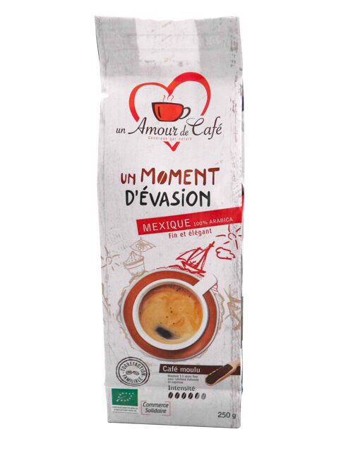 Café moulu bio "Un Moment d'Évasion", MEXIQUE