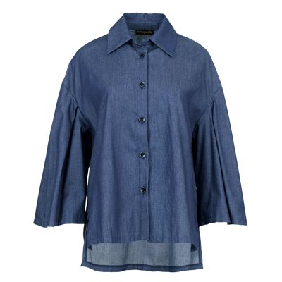 Veste style denim indigo