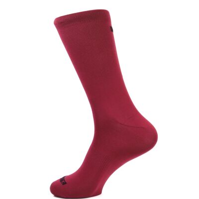 Calcetines ciclismo Mooquer Classy Garnet