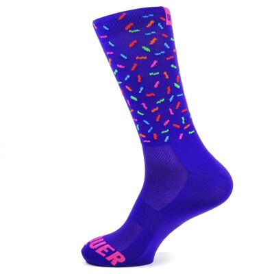 Chaussettes cyclistes Toppings Corsa Violet