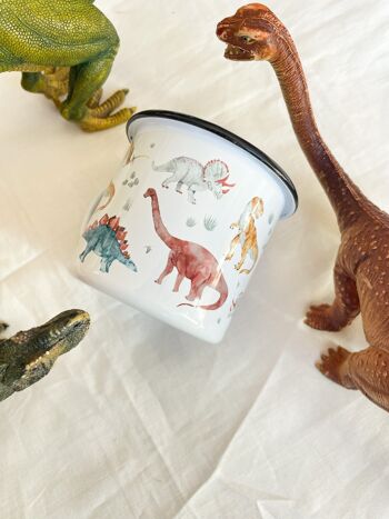 Mug émaillé "dinosaure" | Mug émaillé Kids Dino Dinos || COEUR et PAPIER 4