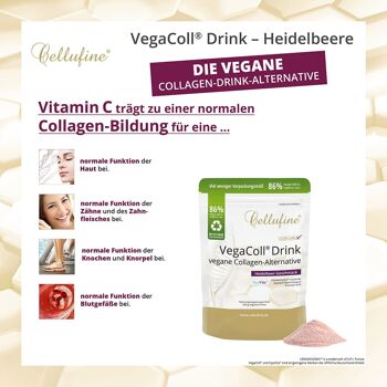 Boisson Cellufine® VegaColl® - Myrtille - 300 g de poudre végétalienne 4