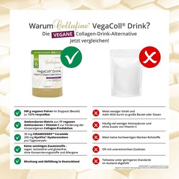 Boisson Cellufine® VegaColl® - Myrtille - 300 g de poudre végétalienne 7