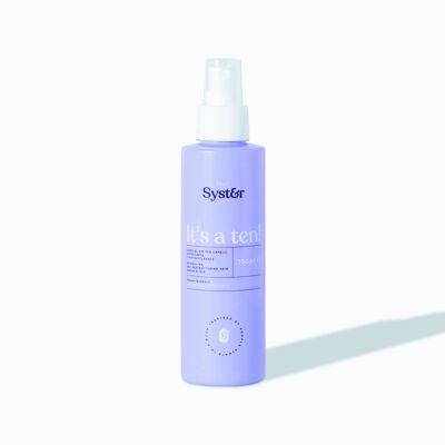 Syster Thermoprotective Hair Spray - Spray démêlant et restructurant anti-frisottis - 10 bienfaits en 1 - Sérum capillaire hydratant - Vegan, fabriqué en Italie, sans paraben, sans silicone - 150 ml