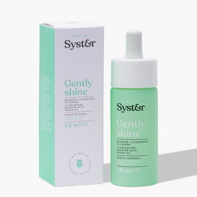 Syster - Serum Facial Iluminador e Hidratante, Aceite Facial Iluminador Líquido con Aceite de Argán y Aceite de Jojoba - Serum Facial Iluminador Vegano, Made in Italy, Sin Parabenos y Siliconas - 30ml