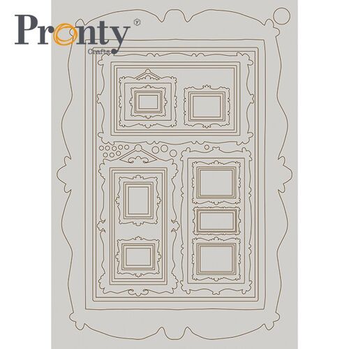 Pronty Crafts Chipboard Frames A4