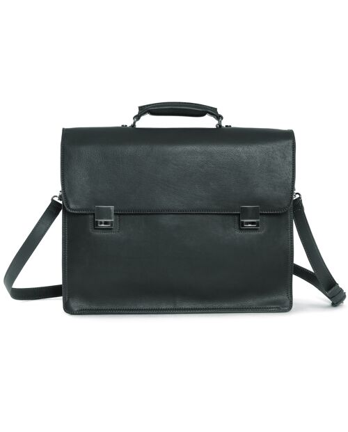Country Notebook briefcase large - schwarz