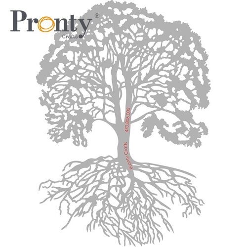 Pronty Crafts Stencil Tree A5