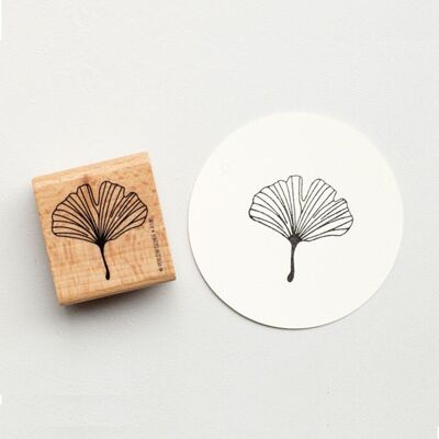 Stempel Ginkgoblatt outline