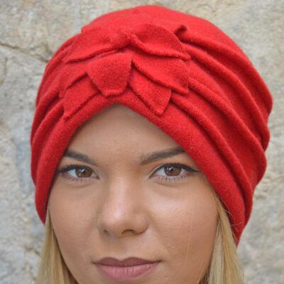 Women's Hats - Red Giorgia Turban