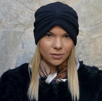 Chapeaux Femme - Turban Taylor Noir 1