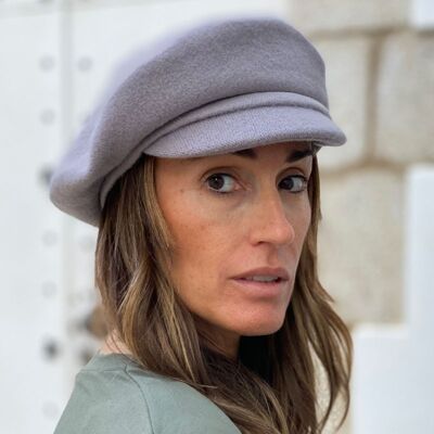 Women's Hats - Gray Vendome Beret - Parisian Beret Woman