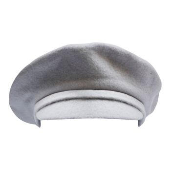 Chapeaux Femme - Béret Vendôme Gris - Béret Parisien Femme 2