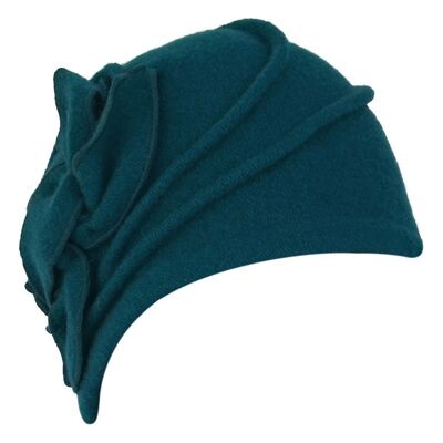 Chapeaux Femme - Bonnet Sarah Vintage Laine Turquoise