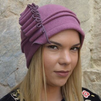 Chapeaux femme - Bonnet Michaela Laine Rose 1