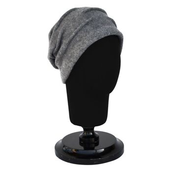 Chapeaux pour femmes - Chapeau en laine fait à la main de couleur grise - Style Adela 1