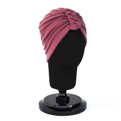 Damenhüte - Dolores Mauve Turban