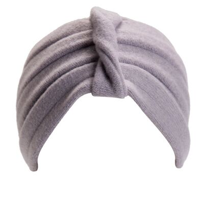 Chapeaux femme - Turban Audrey gris clair